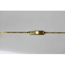 ID-Armband Figaro 333/GG 1,5mm 14cm